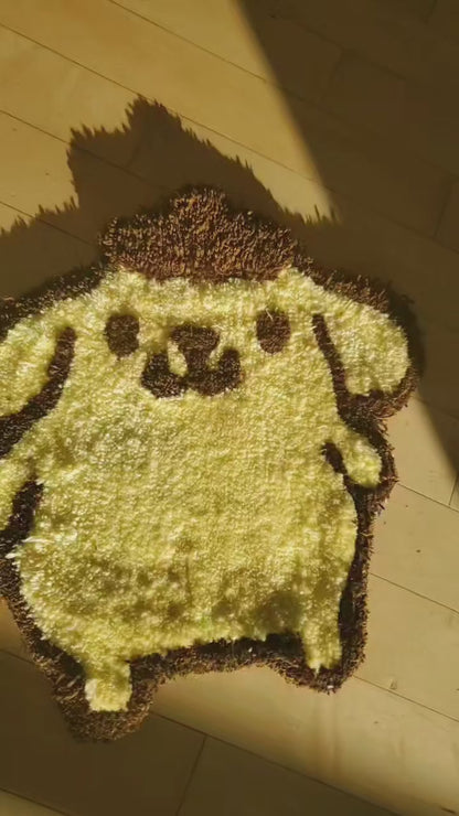 Handmade  25 pompompurin Tufted rug