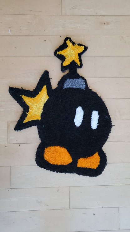 💣 Handmade Bomberman Tufted Rug